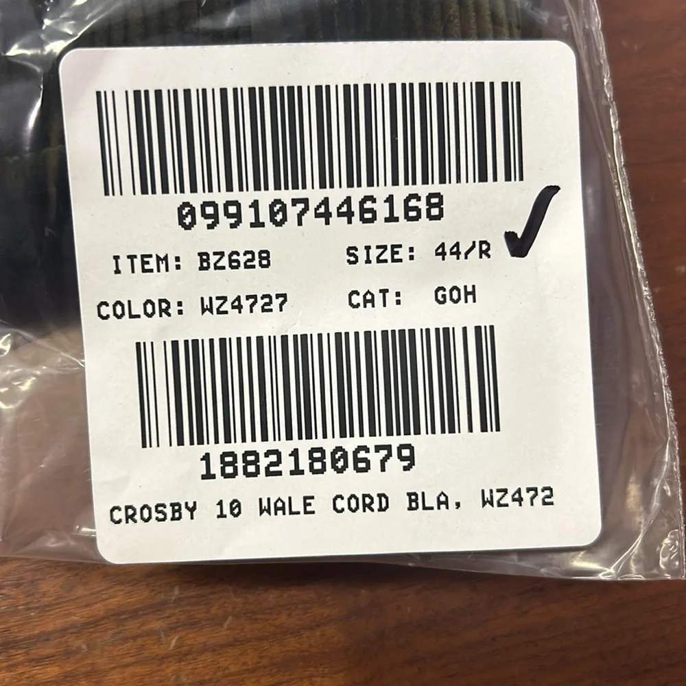 J Crew Crosby Classic-fit blazer in English cotton corduroy BZ628